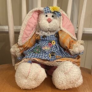 Adorable Plush House of Lloyd Sew Many Buttons Bunny 22”